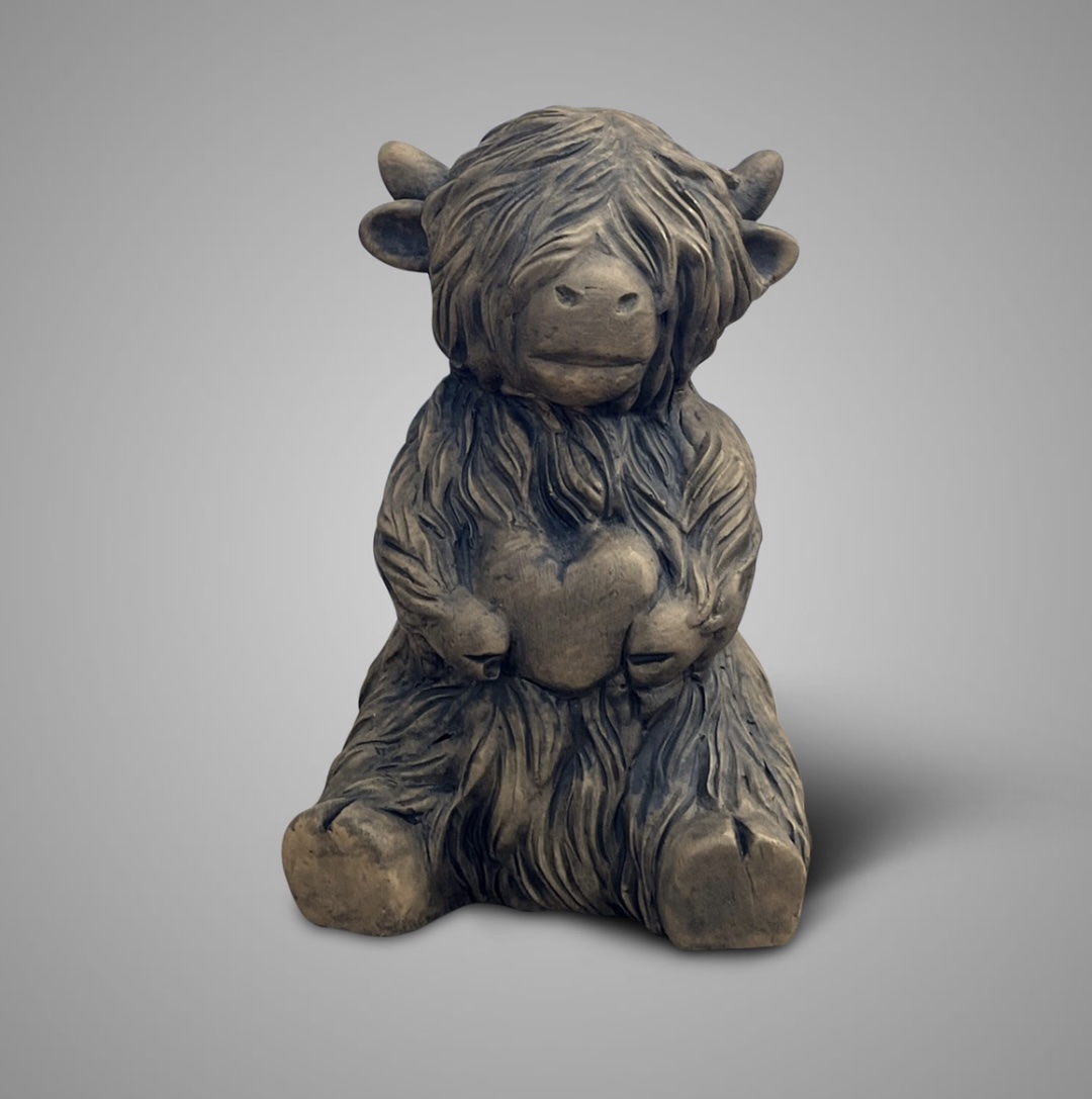 Brynxz Sitting Scotty With Heart Majestic Brown - Afbeelding 2