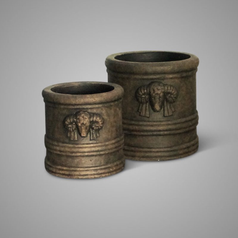 Brynxz planter with ram majestic brown M/L