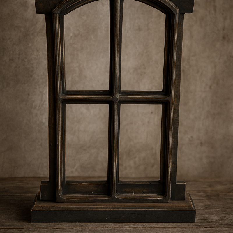 Houten stalraam
