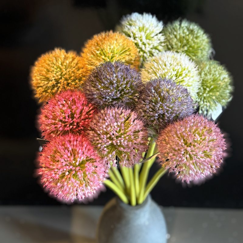 Kunstbloem Onion ball flower