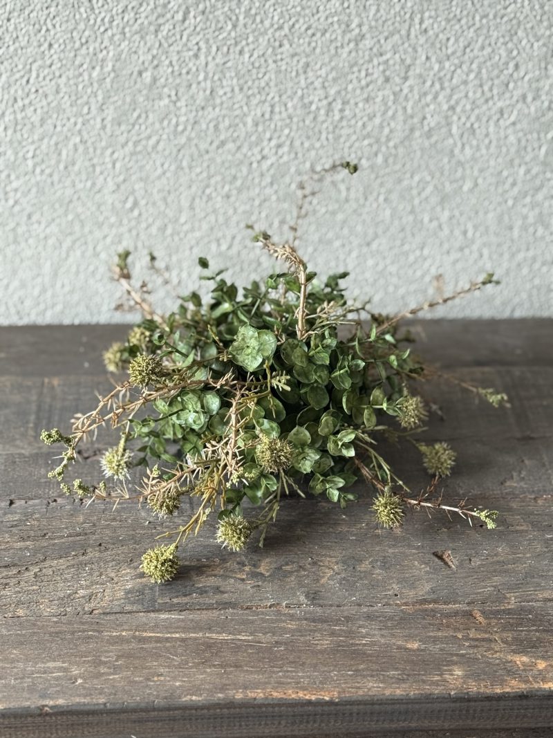 Kunstbloem halve bol biddle S groen - Afbeelding 3