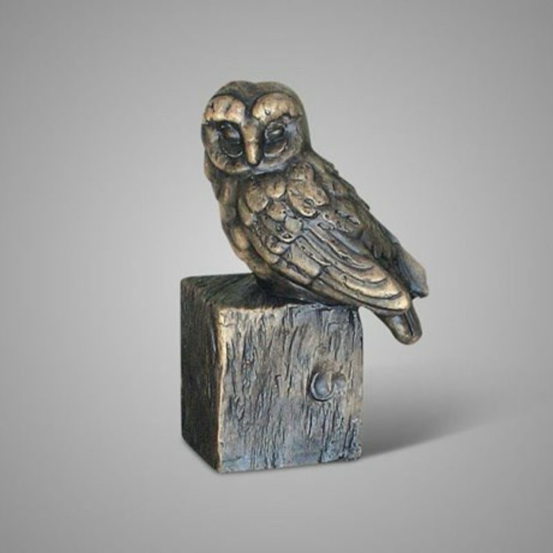 Brynxz Owl at a Statue Majestic Brown