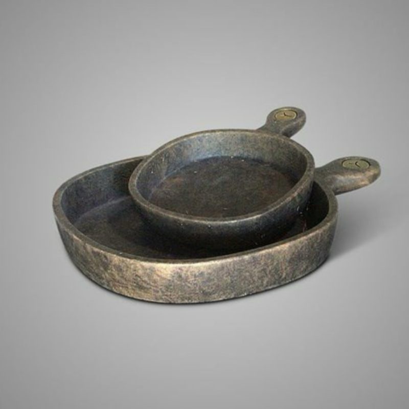 Brynxz Plate with handle Majestic Brown.