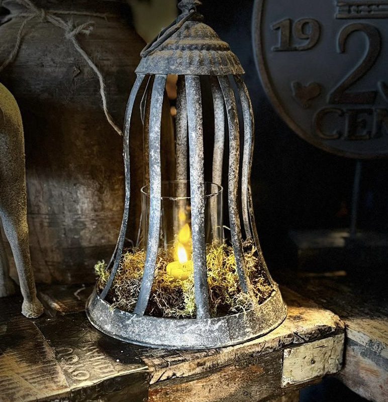 Mooie windlicht met glas van Countryfield