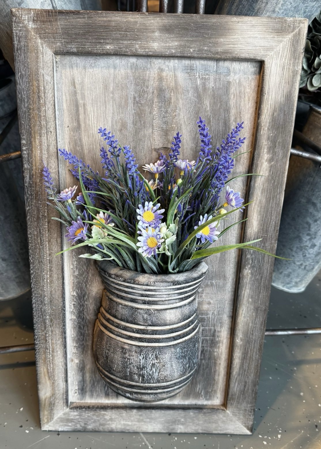 Houten Wandvaas S - Afbeelding 2