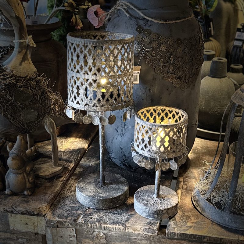 Countryfield waxinelichthouder schijfjes