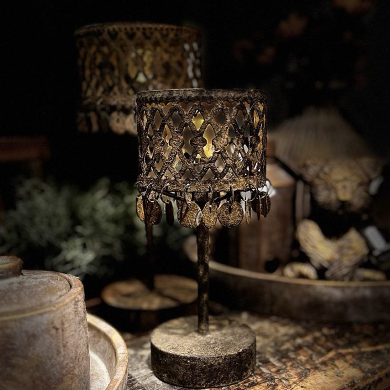 Countryfield schijfjes LED lamp roest kleur