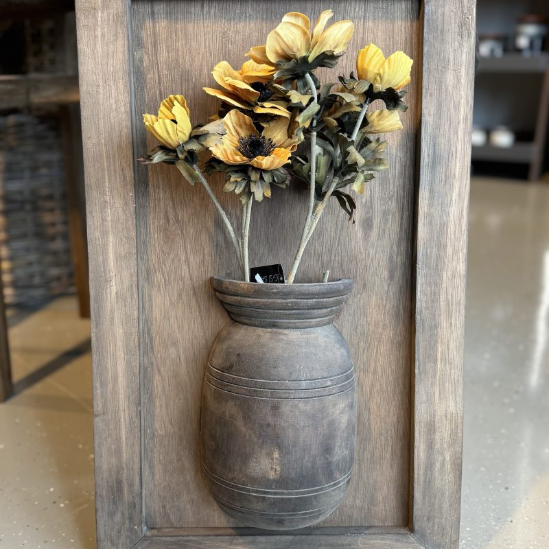 Wandvaas in houten lijst