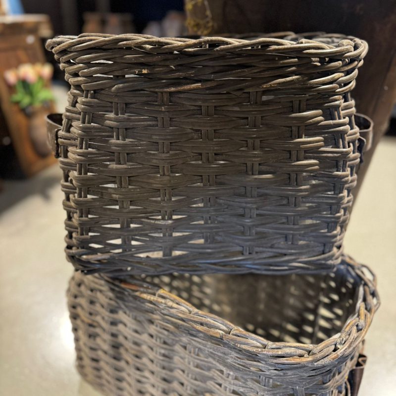 Rieten mand vergrijsd