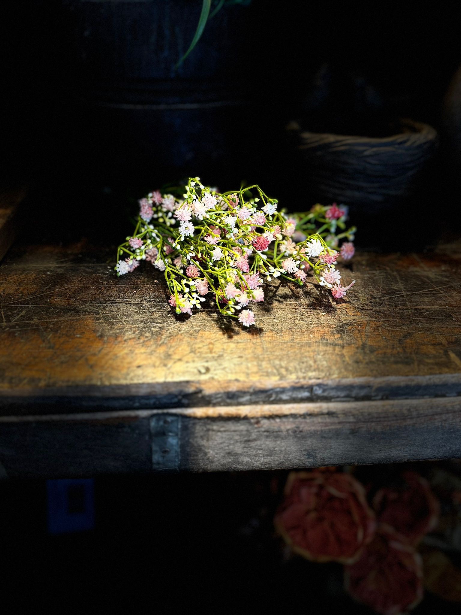 Gipskruid bosje oud roze - Afbeelding 3