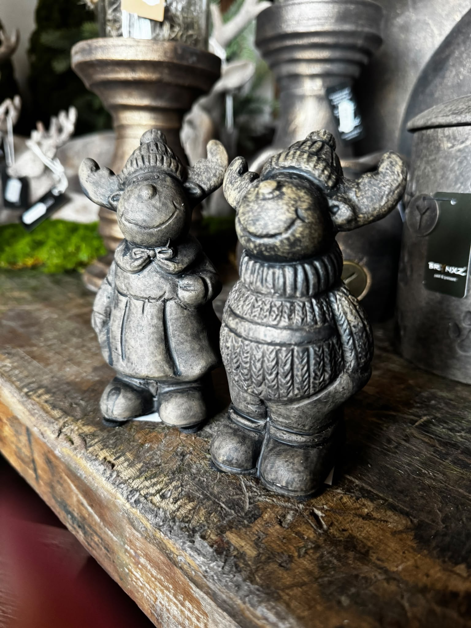 Brynxz Set of 2 Rudolphs Majestic Brown