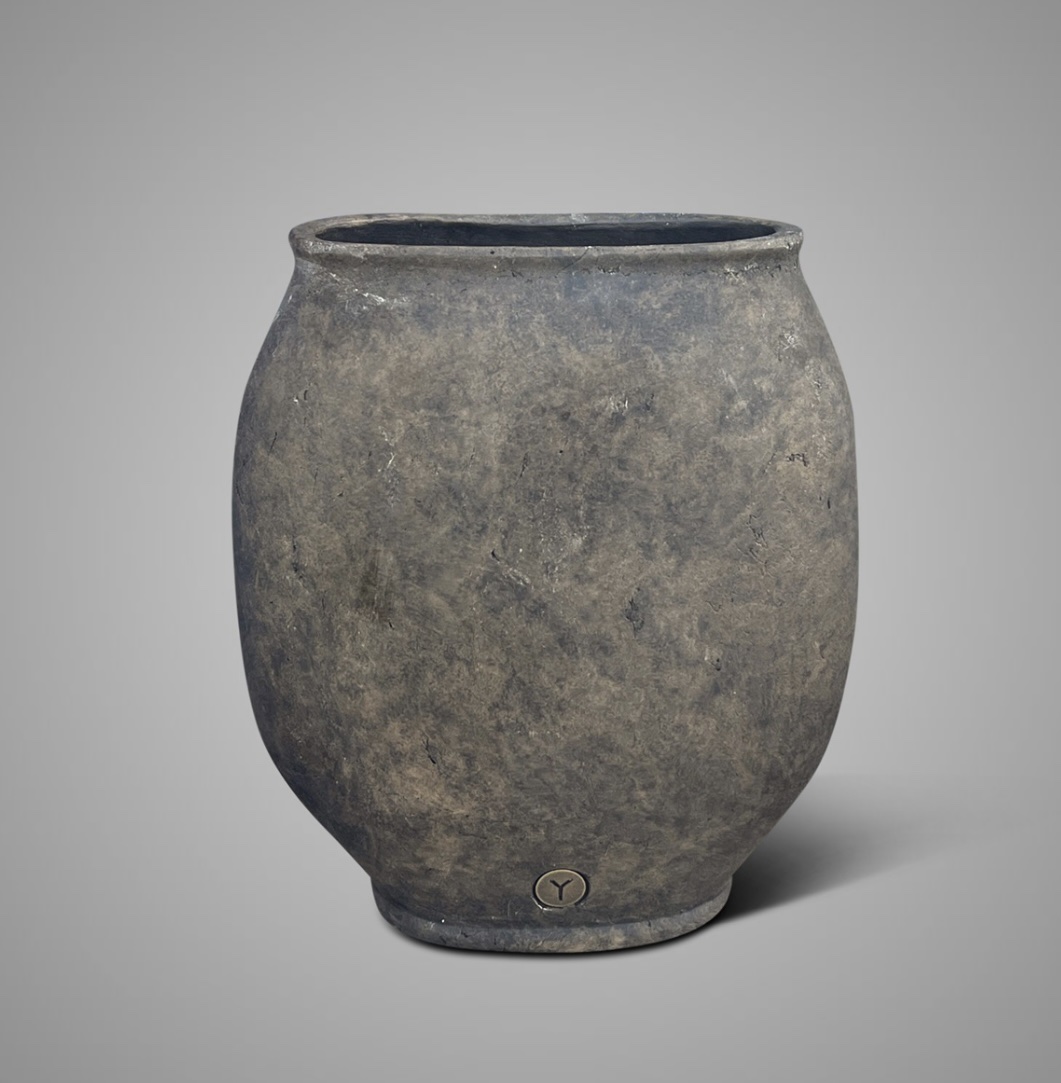 Planter Oval Tall Majestic Brown L