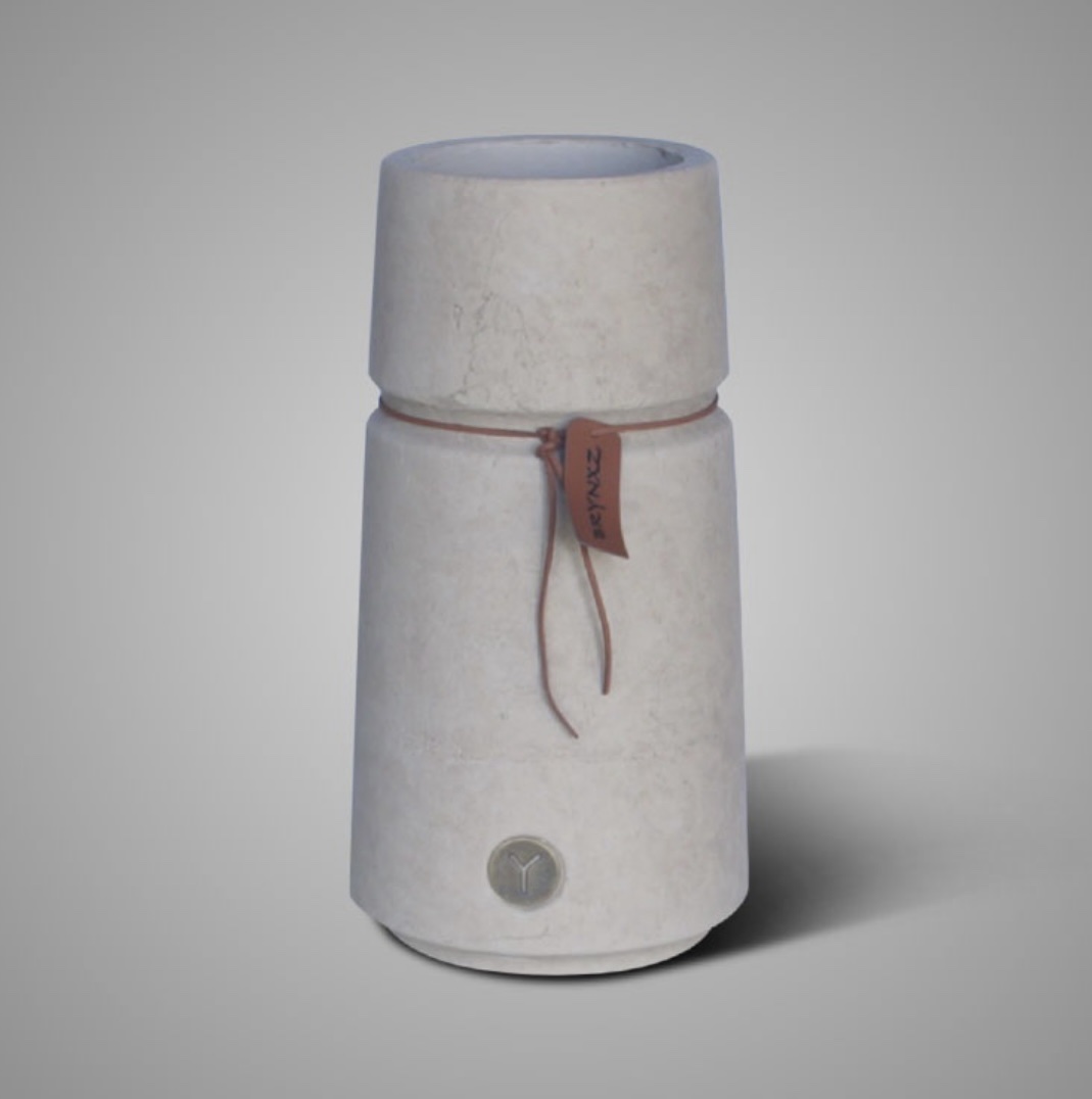 Brynxz Vase Basic Leather Rope Majestic Taupe L