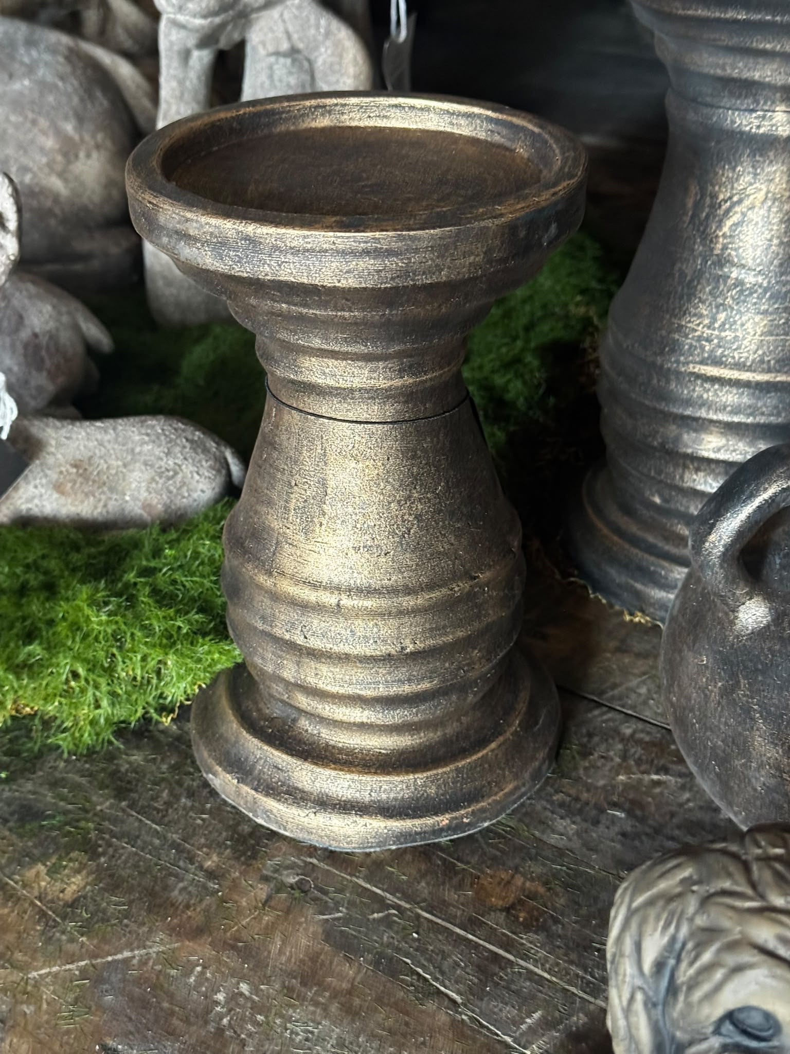 Brynxz Candleholder Basic Ancient Bronze M/L