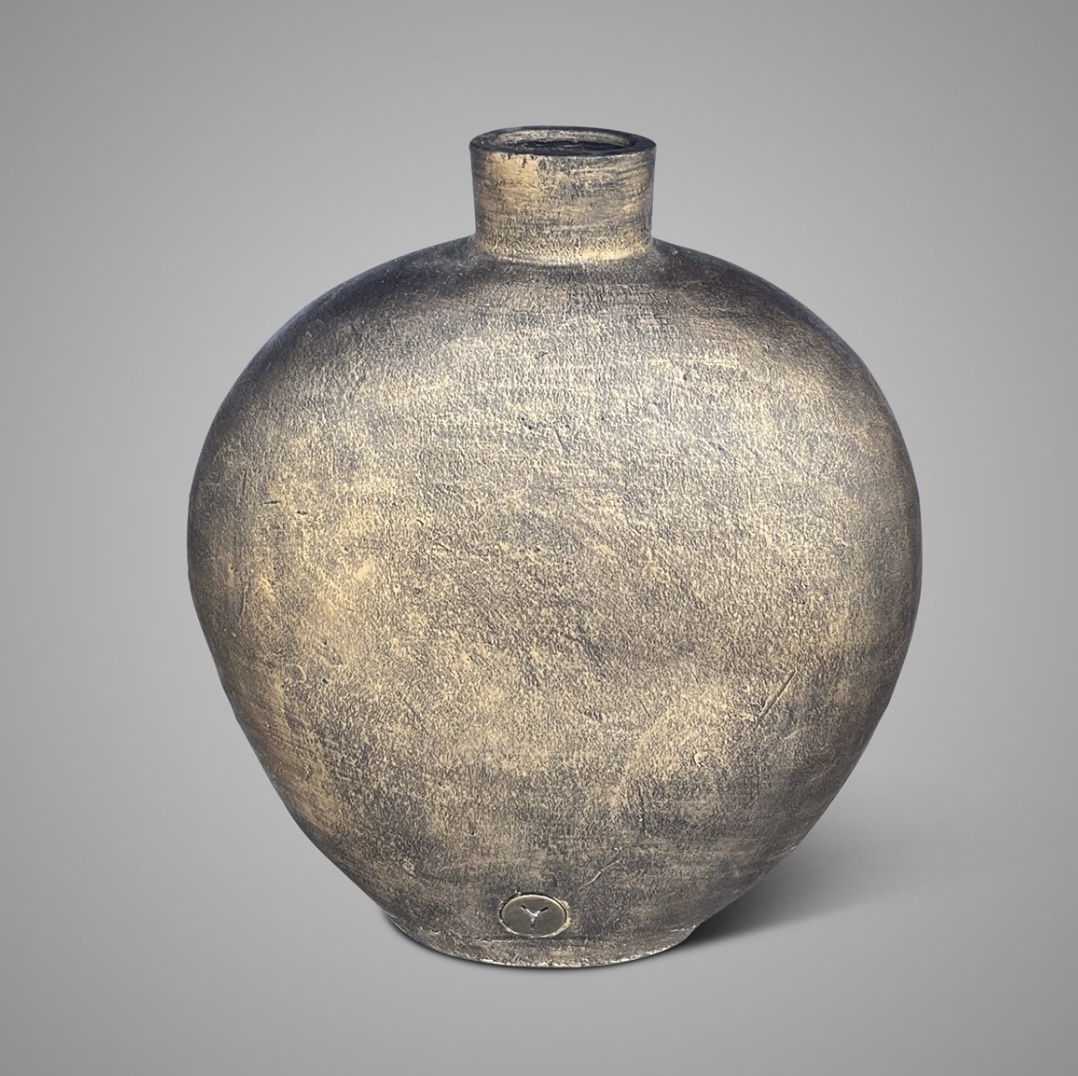 Brynxz Vase Ellipse Neck Ancient Bronze L